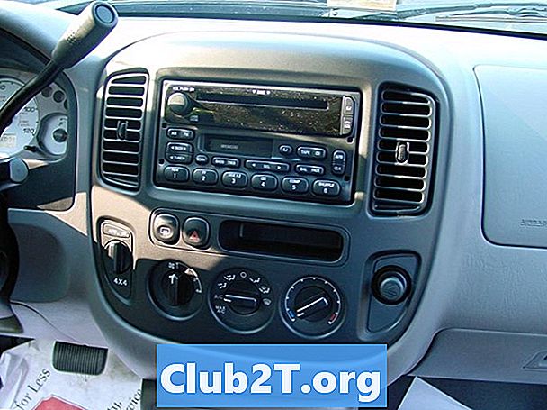 2001 Ford Escape Car Radio Schéma zapojení