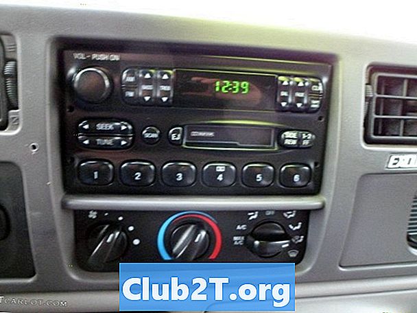 2001 Ford Ekskursijas auto audio vadu shēma