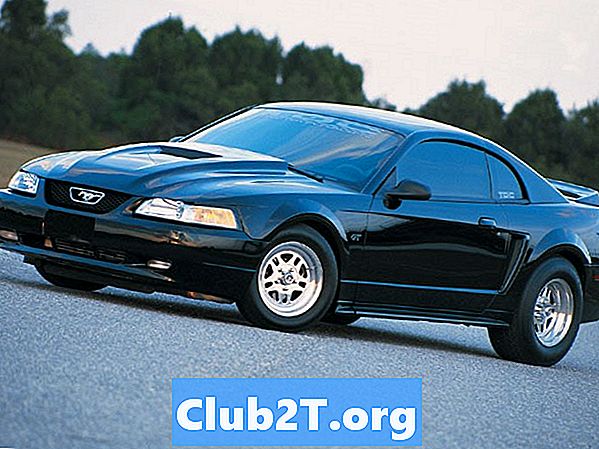 2001 Ford Mustang GT Veľkosť pneumatiky Informácie