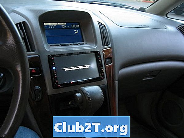 2001 Instructions d'installation de l'autoradio Lexus RX300
