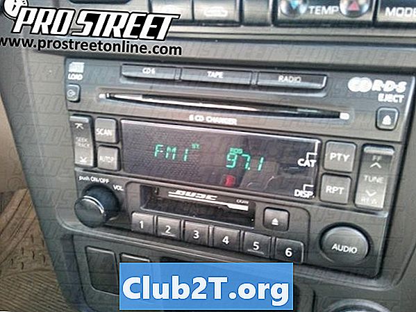 2001 Nissan Pathfinder bilradio radiobetegnelsesdiagram