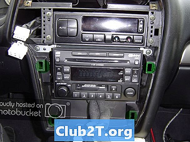 2001 Nissan Xterra Автомобильные радиоприемники Цветовые коды