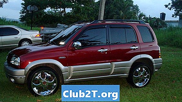 2001 Suzuki Grand Vitara Ersatzglühlampe Größentabelle