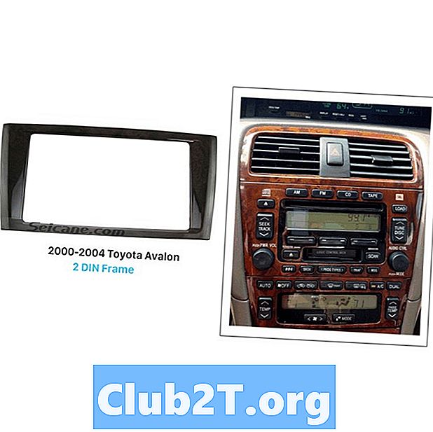 2001 Toyota Avalon Car Radio Dijagram