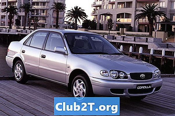 2001 Toyota Corolla automašīnu trauksmes shēma