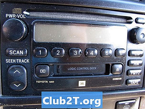 2001 Toyota Solara auto audio vadu shēma
