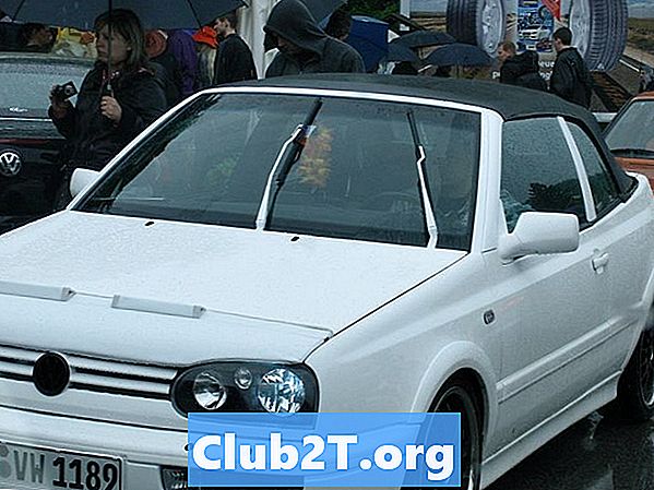 2001-es Volkswagen Cabrio Automotive Riasztóvezeték vázlatos