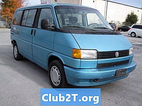 2001 m. „Volkswagen Eurovan“ automobilio saugumo diegimo schema