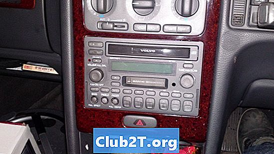 2001 Volvo C70 automašīnas stereo vadu instrukcijas