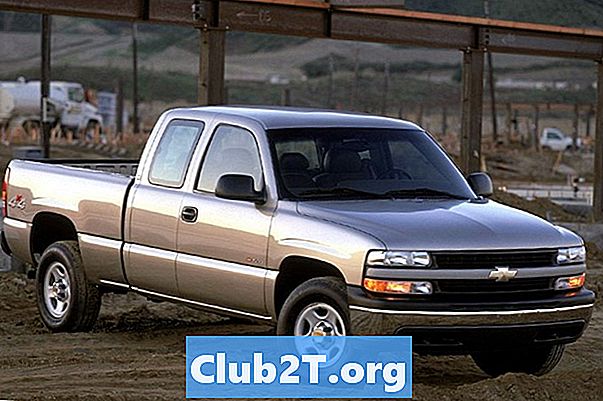2002 שברולט Silverado 1500 מכונית אזעקה הוראות חיווט