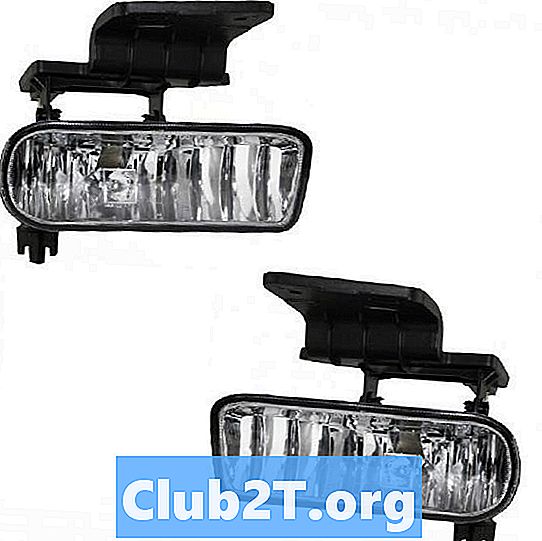2002 Chevrolet Suburban Replacement Light Bulb Størrelser