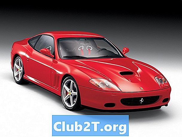 2002 Ferrari 575M Maranello Car Radio Šema shema