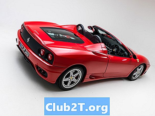 2002 Ferrari F360 스파이더 카 라디오 무선 결선 다이어그램