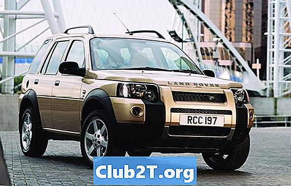 2002 m. „Land Rover Freelander“ HSE padangų dydžio lentelė
