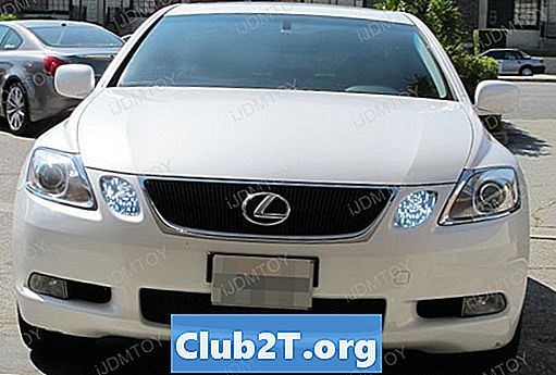 2002 Lexus GS430 Light Bulb Size Chart