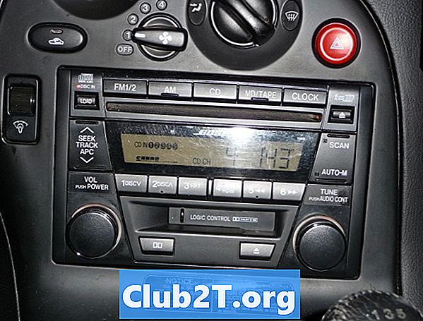 2002 Kody kolorów przewodów Mazda 626 Car Stereo