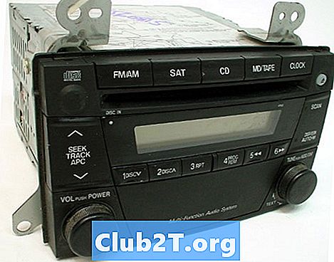 2002 Mazda MPV Car Audio juhtmestiku juhend