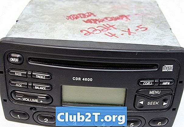 2002 Mercury Cougar Factory Radio Schéma zapojenia