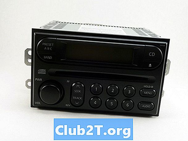2002 Nissan Xterra auto radio vadu shēma