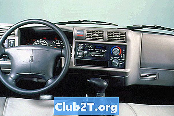 2002 Oldsmobile רכב Bravada חיווט אבטחה תרשים