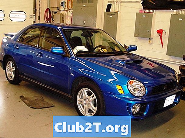 2002 Subaru WRX Автомобільний стерео радіопровід кольорів