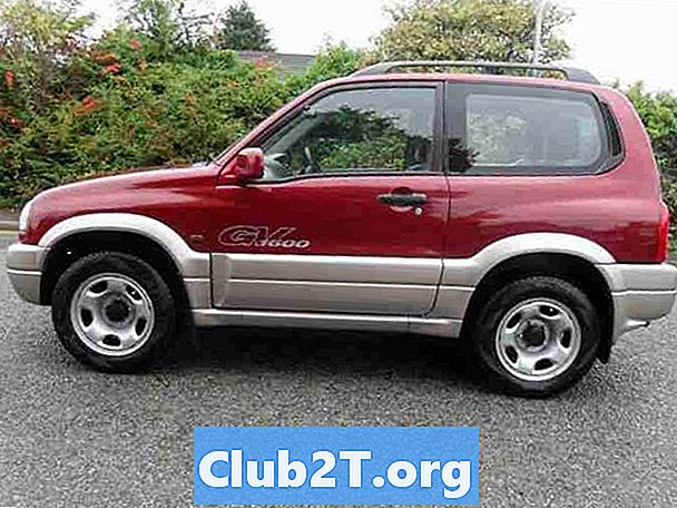 2002 Suzuki Grand Vitara bilradio ledningsdiagram
