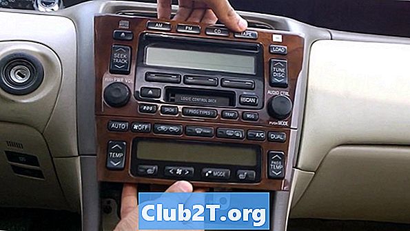 2002 تويوتا افالون راديو السيارة مخطط الأسلاك