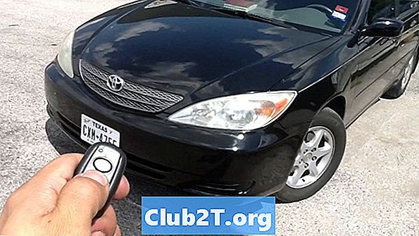 2002 m. „Toyota Camry Car Alarm“ laidų schema