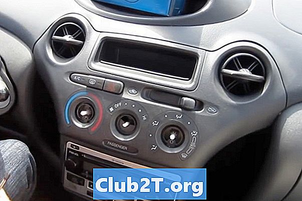 2002 Toyota Echo auto stereo vadu shēma