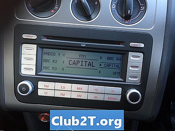2002 Volkswagen Golf Car stereo vadu ceļvedis Monsoon Audio