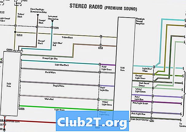 2002 Волксваген Јетта Цар Радио Шематски приказ за Монсоон Аудио