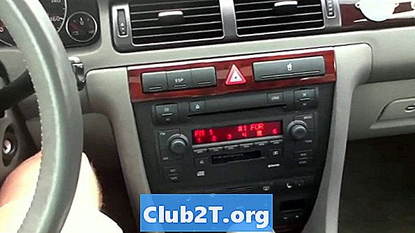 2003 Audi A6 차량용 라디오 스테레오 오디오 배선도