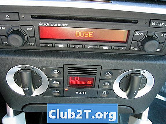 2003 ऑडी टीटी कार रेडियो इंस्टॉलेशन निर्देश