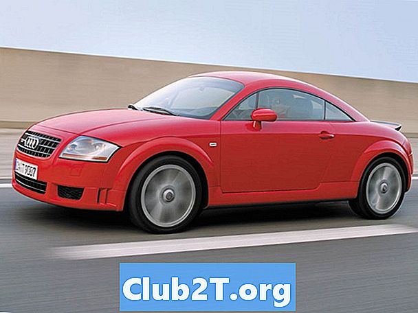 2003 Audi TT Quattro bil dæk størrelse diagram