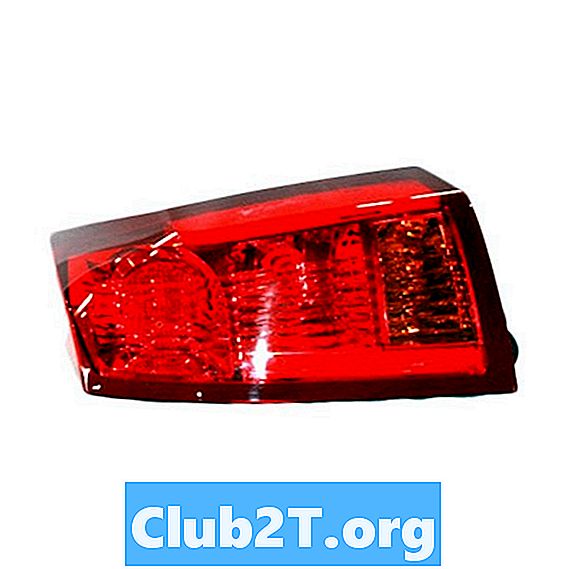2003 Cadillac CTS Replacement Light Bulb Size Guide