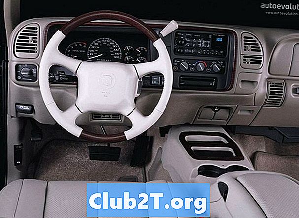 2003 캐딜락 에스 컬 레이드 자동차 용 전구 크기 정보