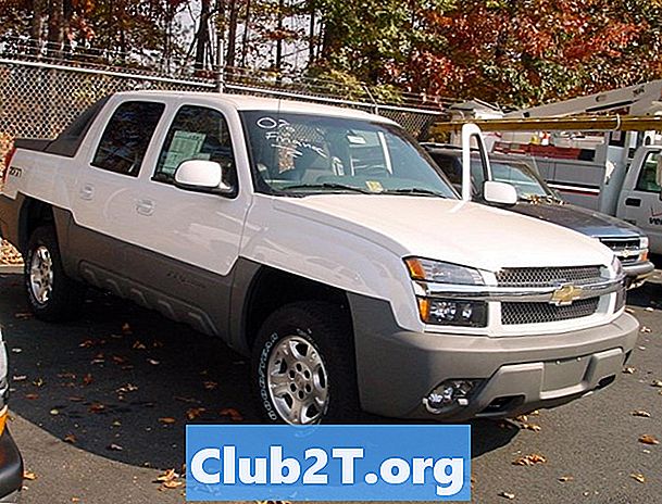 2004 Chevrolet Avalanche auto signalizācijas vadu shēma