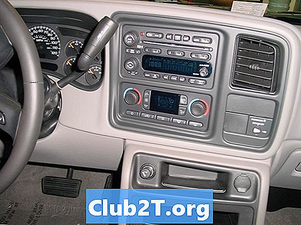 2003 Schemat instalacji samochodowego Chevroleta Silverado