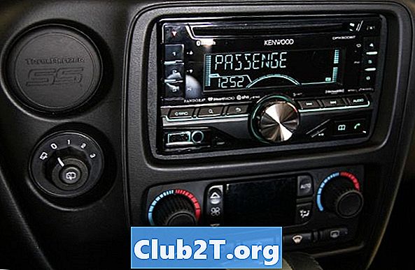 2003 Chevrolet Trailblazer Автомобильная радиостанция Схема электрических соединений