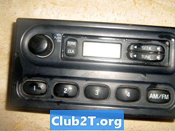 2003 Σχηματισμός καλωδίωσης ραδιοφώνου αυτοκινήτου Ford F350