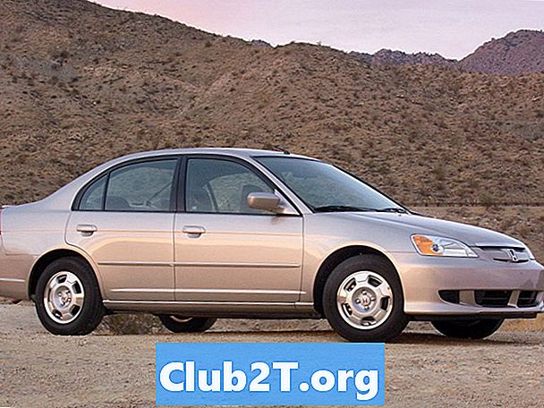 แผนผังเส้นลวดความปลอดภัยอัตโนมัติ Honda Civic Hybrid 2003