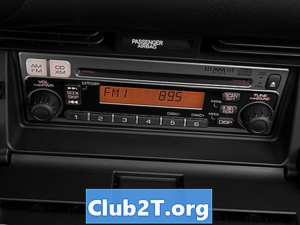 2008 Хонда С2000 Цар Радио Виринг Цхарт