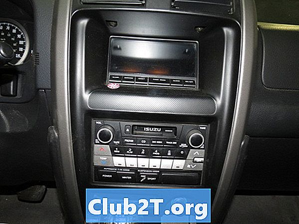 2003 Isuzu Axiom Car Stereo Schéma zapojenia
