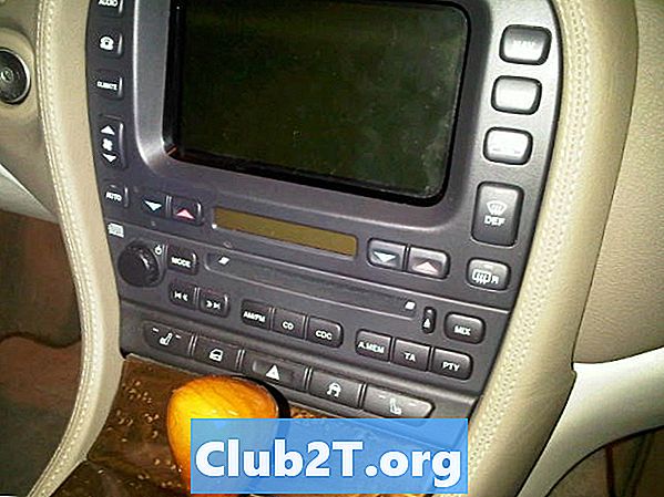 2003 Jaguar S-Type auto stereo vadu shēma