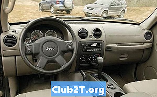 2003 Jeep Liberty Limited Vodič za dimenzije zalihe 4WD