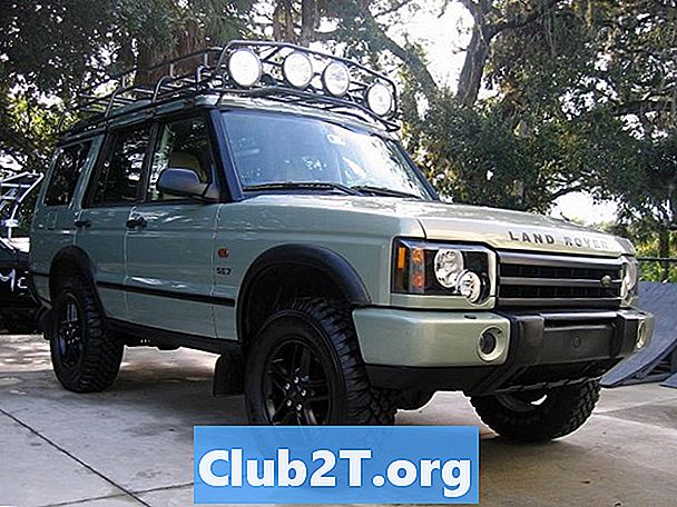 2003 Przewodnik po wymiarowaniu żarówki Land Rover Discovery Light - Samochody