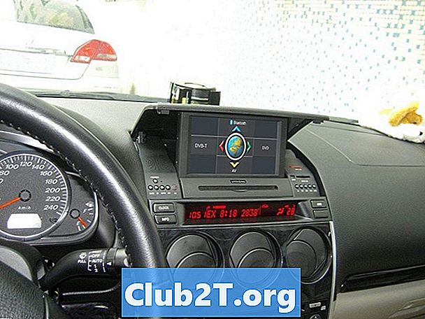 Esquema de fiação do carro estéreo 2003 Mazda 6