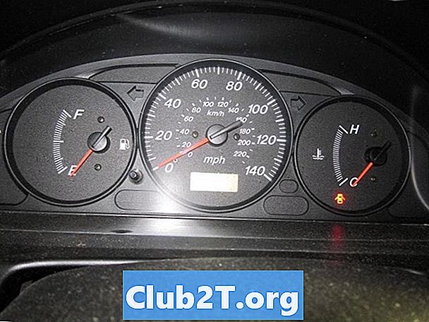 2003 Mazda Protege Auto zamjena žarulja Veličine