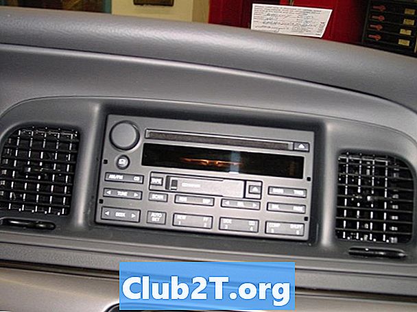2003 년 Mercury Marauder 자동차 라디오 배선 다이어그램