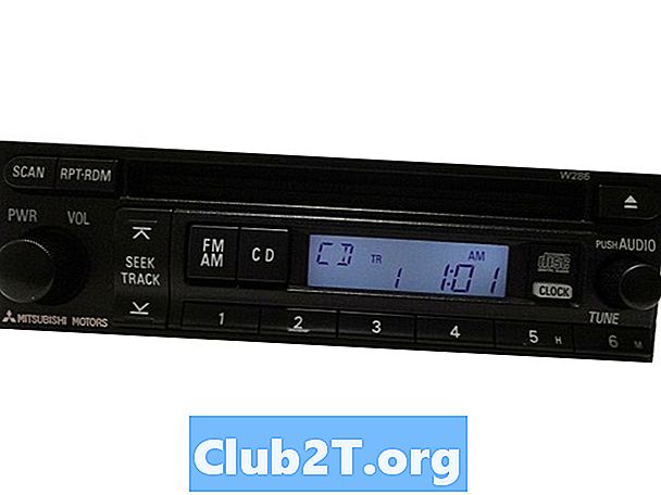 2003 Mitsubishi Diamante Car Stereo Radio Ledningsdiagram